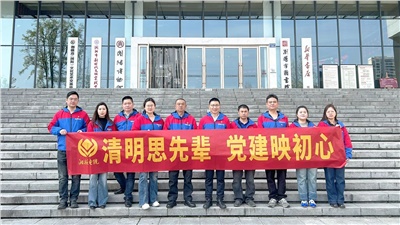 緬懷先烈，湘聯(lián)電纜黨支部開展清明主題黨日活動(dòng)！